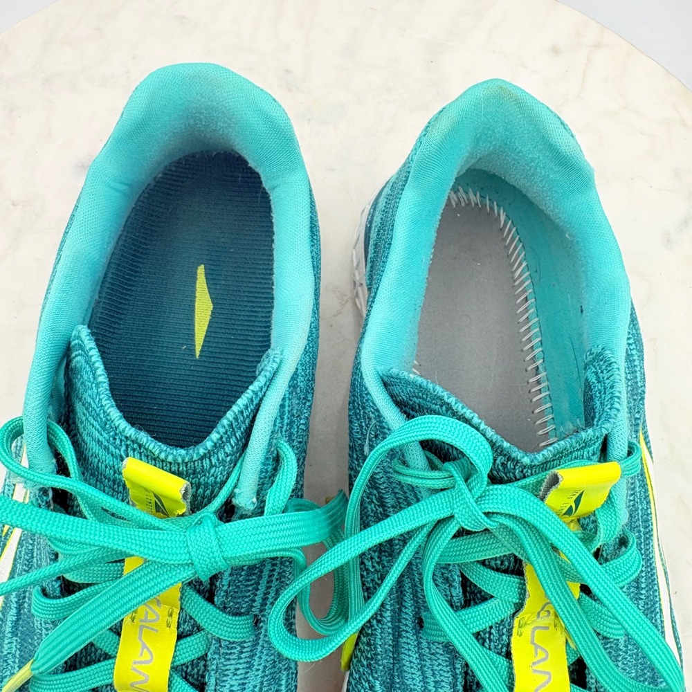 Altra Escalante 2 Running Shoes Womens 9.5 Teal Blue Lime Green Wide Toe Box - Picture 8 of 9